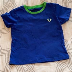 Authentic True Religion blue tee size 2t